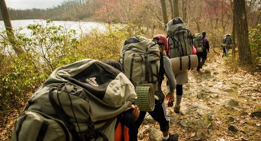 adults only backpacking trip